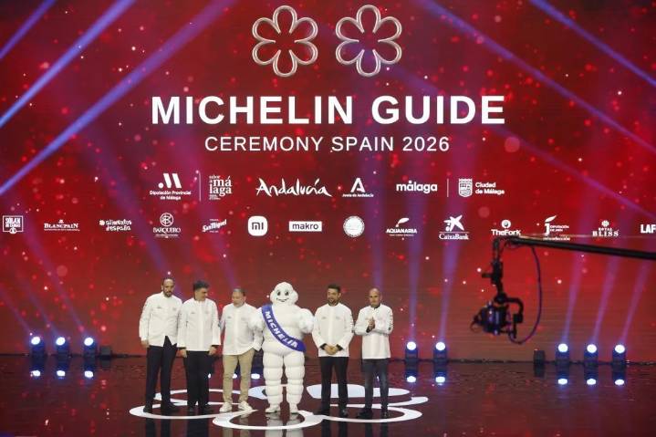 Restaurantes Estrellas Michelin 2026: Gala Michelin 2026: Sin nuevos tres estrellas y con cinco restaurantes que estrenan los dos florones