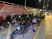 “Rodada del Terror” en Aguascalientes termina con 134 detenidos y 147 motocicletas aseguradas