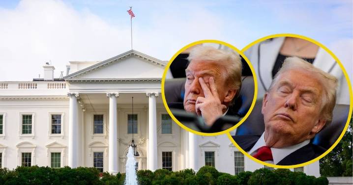 ¿Donald Trump se quedó dormido? Las imágenes en la Oficina Oval que causaron polémica mientras la Casa Blanca sale a desmentirlo