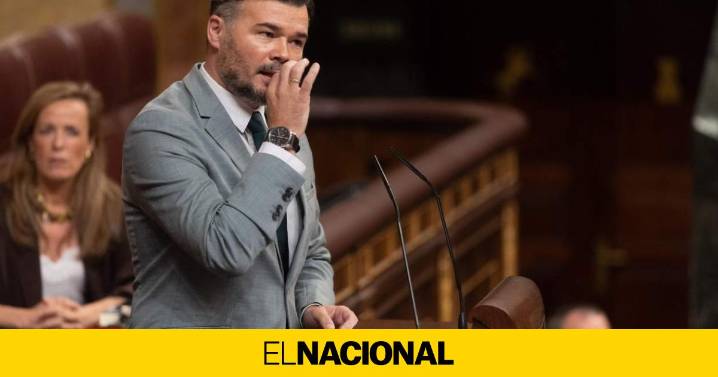 Rufián defiende que Junts registra las enmiendas a la totalidad porque quieren "casito"