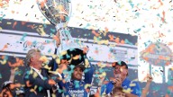 Kyle Larson wins NASCAR championship, denying Denny Hamlin title