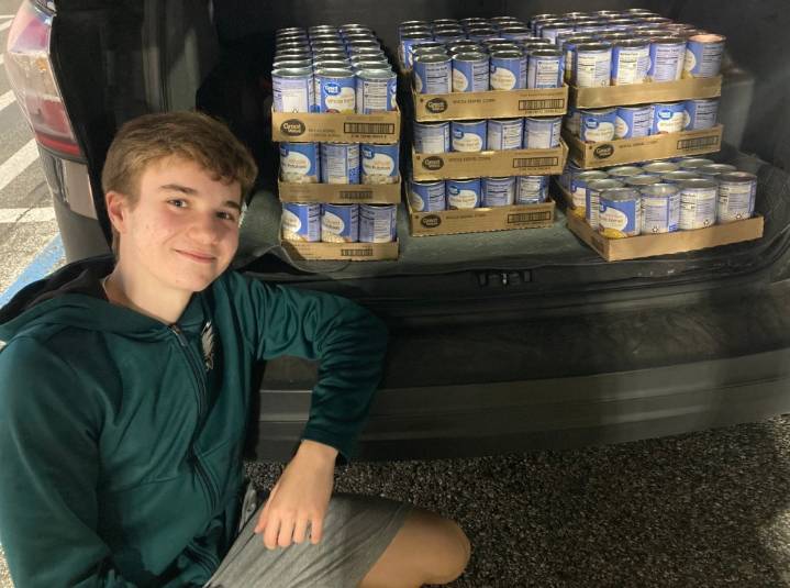 Broomall youth’s food drive gains momentum in its second year