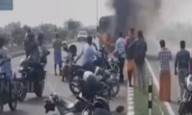 Driver saves 20 students as school van catches fire in Madurai