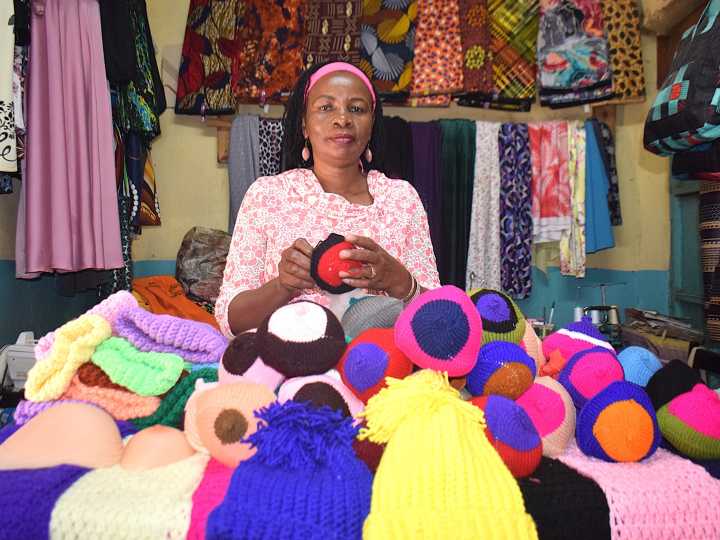 Kenyan woman uses knitted breast prostheses to confront cancer and stigma