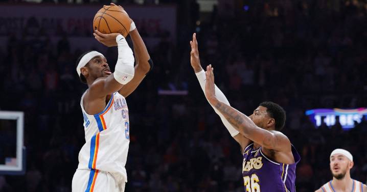 NBA: Thunder rout Lakers while Curry scores season best in Warriors’ win
