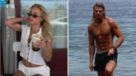 Geelong star Bailey Smith’s lover Tammy Hembrow gives huge hint at Sydney Airport that they’re still dating