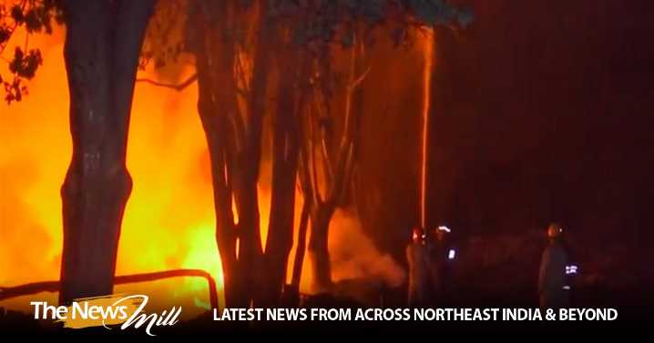 Delhi: Major fire breaks out in Tikri Kalan Industrial Area, rescue ops underway