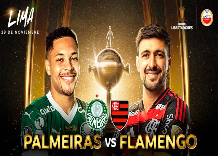 Palmeiras vs. Flamengo, se juega la Gran Final de la Conmebol Libertadores