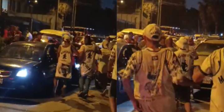 Reportan los primeros enfrentamientos entre hinchas de Flamengo y Palmeiras tras la final de la Copa Libertadores en Lima