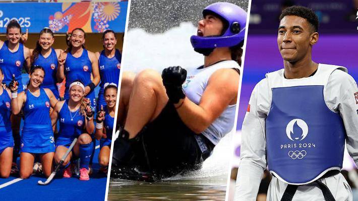 Chile tuvo excelente jornada y ganó ocho oros: Revisa cómo va el medallero de los Juegos Bolivarianos El hockey césped, el esquí náutico y el taekwondo dieron más de una alegría.