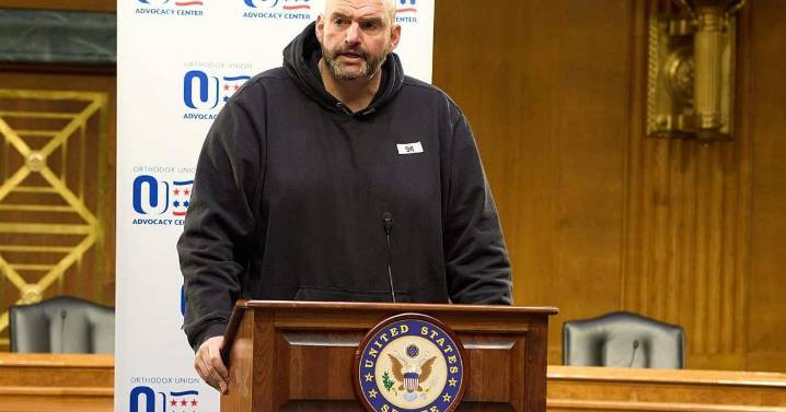 Fetterman hospitalized after fall near his Pennsylvania home
