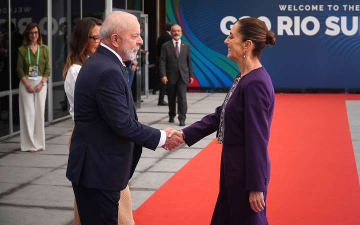 Acuerdan Sheinbaum y Lula mantener cooperación entre México y Brasil