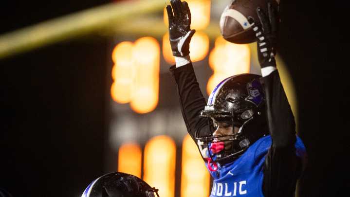 Montgomery Catholic football opens AHSAA title defense with playoff win