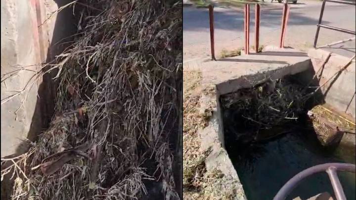 Cortan el agua del Dique Ballester porque bloquearon un canal principal de forma intencional