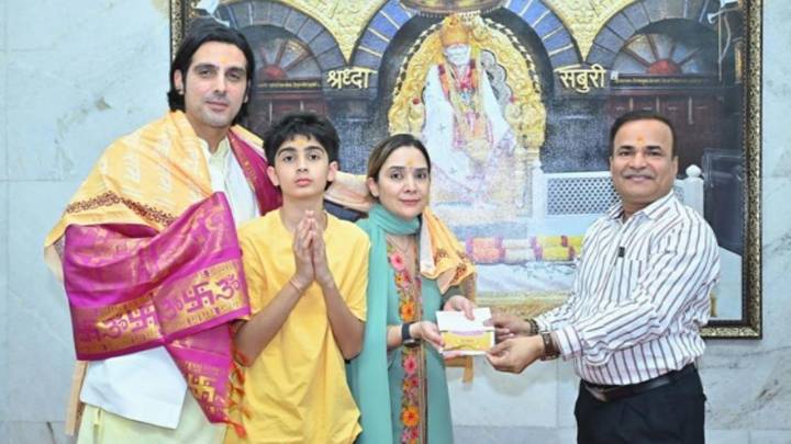 Zayed Khan marks 20th anniversary in Shirdi, his late mother’s favourite place