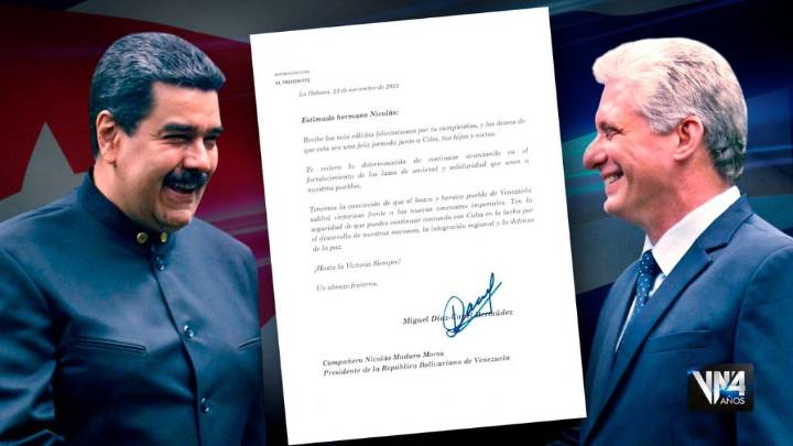 Cuba reitera a Venezuela determinación de fortalecer la solidaridad