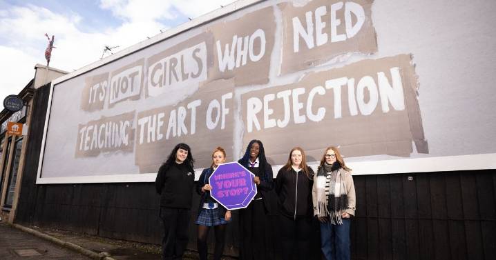 Young women in Glasgow launch 'billboard takeover' in protest against sexism