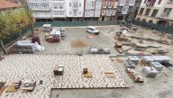 Un informe achaca las grietas del Ayuntamiento al derribo de un edificio y no a la obra de Plaza de España