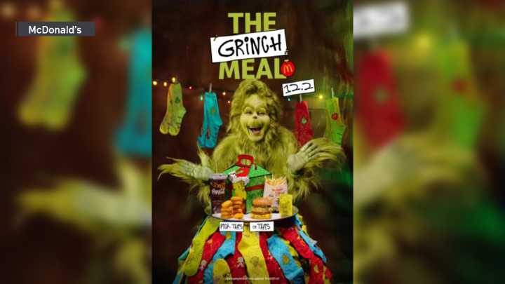 McDonald’s lanzará menú temático de Grinch el próximo mes