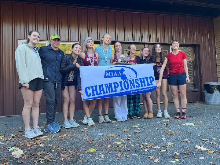 Amherst Regional girls cross country goes back-to
