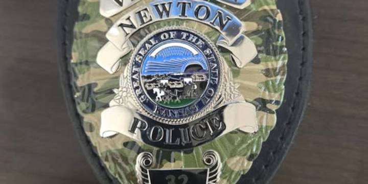 Newton police alter badges to honor veterans
