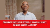 Democrats sweep key elections as Obama hails unity, forward