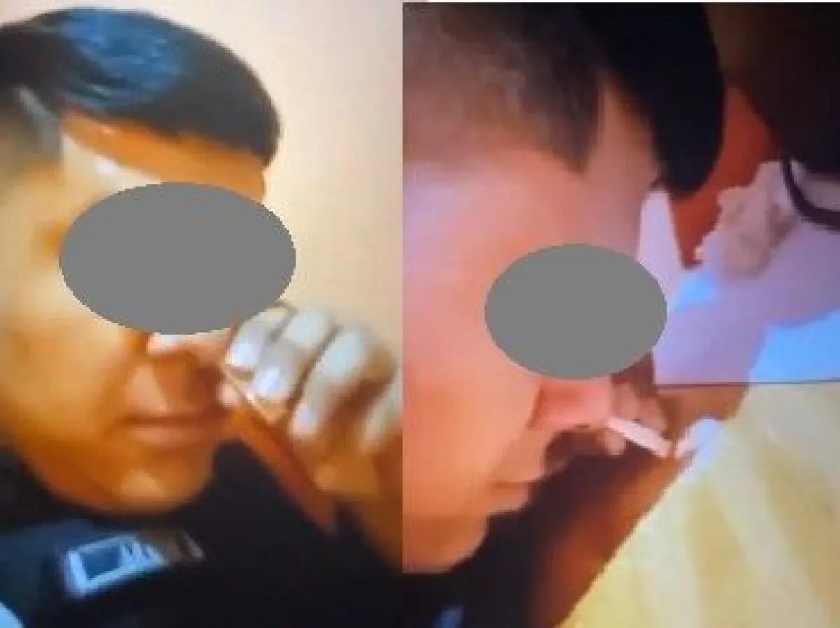 Misiones: agente de la policía se grabó aspirando cocaína en la comisaría