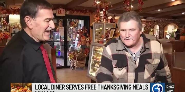 East Haven diner serves free Thanksgiving meals