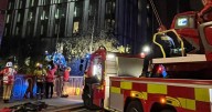 Dramatic rescue of man who 'fell into river' in Manchester city centre