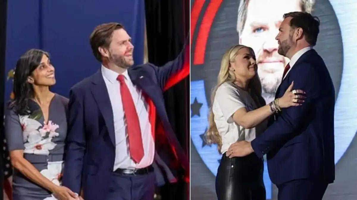 'Run Usha, RUN!!!!': JD Vance's Wife Ditches JD Vance and Her Wedding Ring In New Photos Weeks After His Viral Hug with Erika Kirk