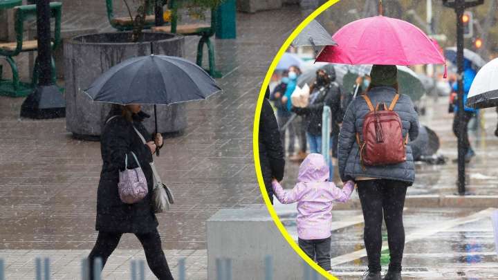 Lluvias se aproximan a la zona central: Santiago y Rancagua tendrían hasta 8,3 mm de precipitaciones este jueves