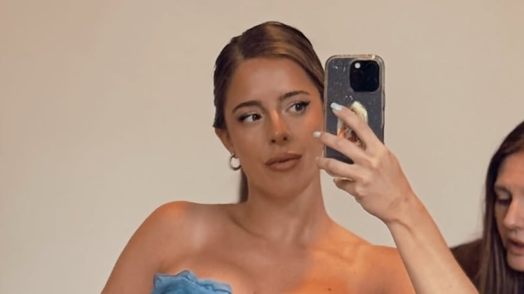 Nati Jota sorprendió vestida de gala por un joven diseñador argentino