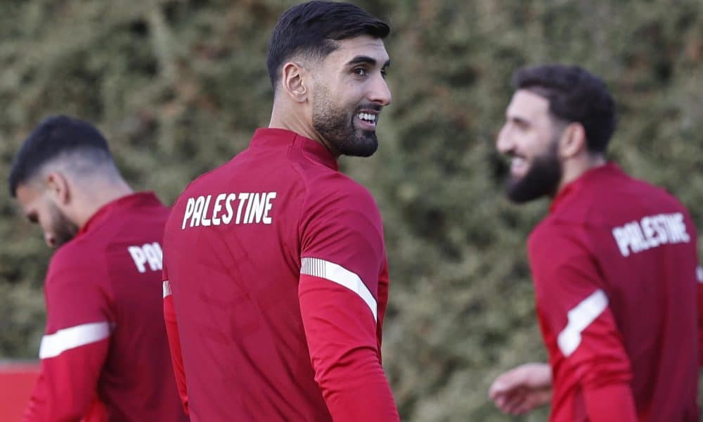 Hamed, jugador palestino, espera “un día histórico” ante Euskadi para dar voz a su pueblo