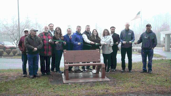 12 new concrete benches placed along Ebensburg's Ghost Town Trail