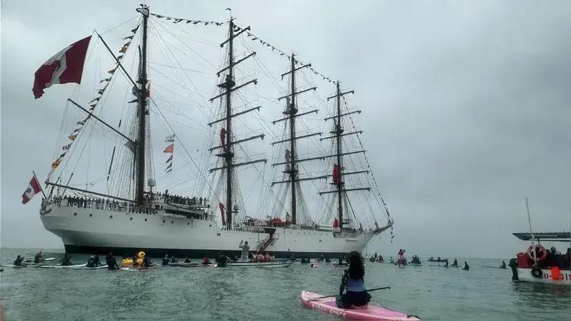 José Jerí recibió al BAP Unión tras su viaje de instrucción de seis meses alrededor del mundo