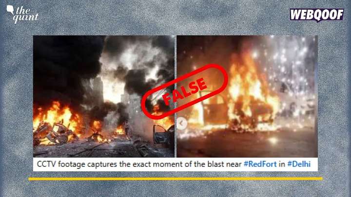 Fact-Check: Old, Unrelated Visuals Viral as One from New Delhi's Red Fort Blast