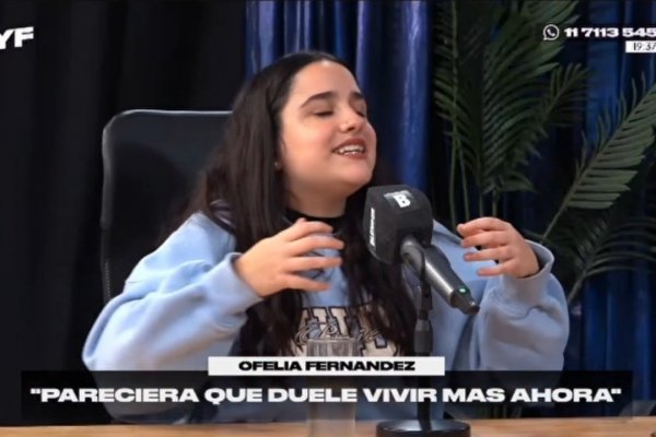 Ofelia Fernández: “Hay una escala de dolor que llama la atención, hay infelicidades frivolizadas"