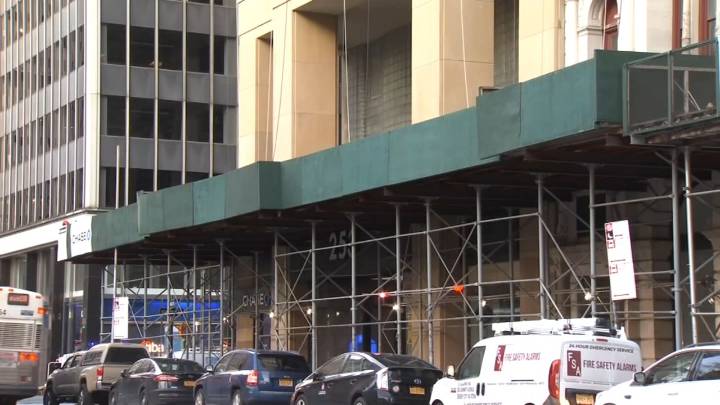 Architects propose new designs to replace NYC’s scaffolding