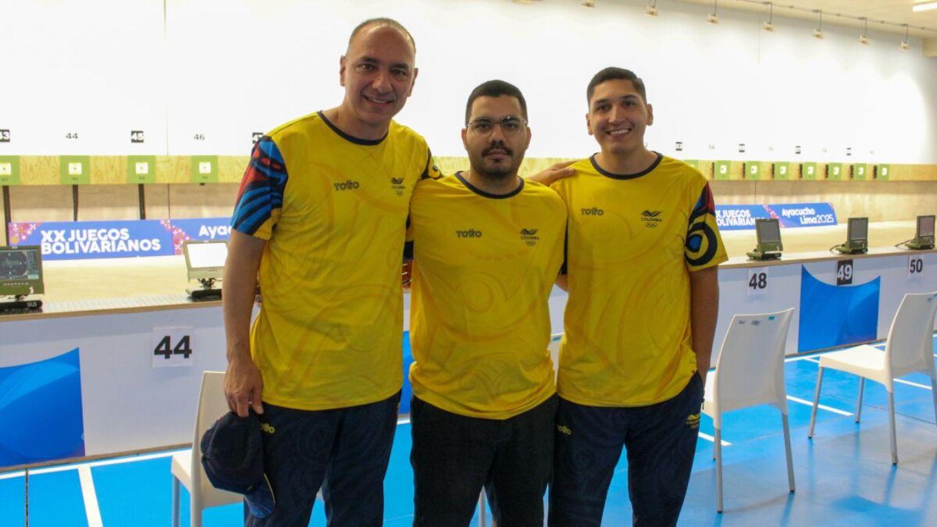 Colombia conquista su primera medalla en los XX Juegos Bolivarianos con plata en tiro deportivo