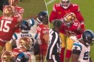 Jauan Jennings strikes Tre'von Moehrig after 'cheap shot' in 'MNF'