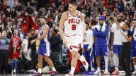 Bulls fans erupt after Nikola Vucevic sinks 76ers on bonkers 3