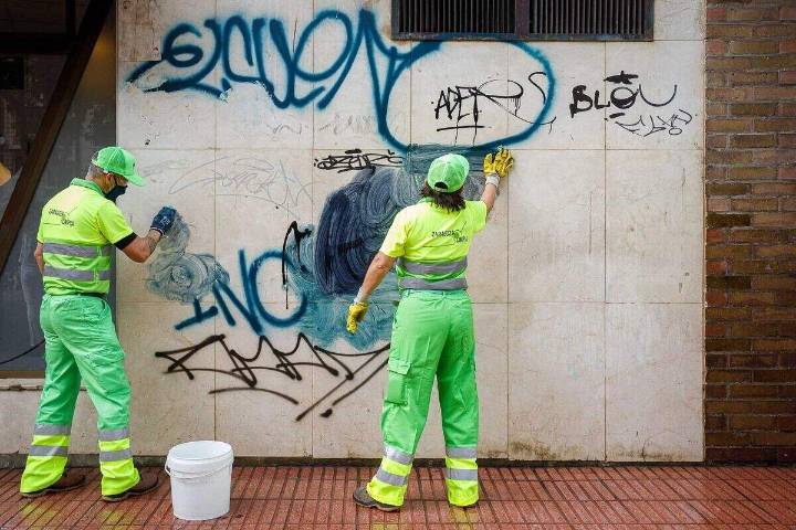 Así pillará Zaragoza a los grafiteros por toda la ciudad: un banco de imágenes con IA