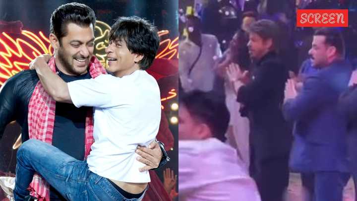 Salman Khan and Shah Rukh Khan perform to ‘O Oh Jaane Jaana’ at Delhi wedding; fans demand a film together