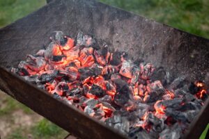 Play-fighting at barbecue ends with hot coals being dumped on man, charges say