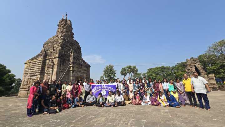 DHW Enthusiasts Explore Ancient Ashtashambhu Shiva and Ananta Sayana Vishnu