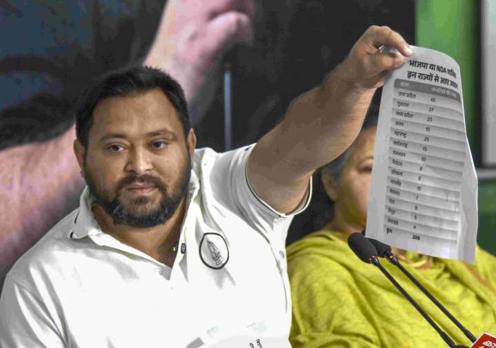 Tejashwi criticises EC for not disclosing gender-wise data of electors who voted in 1st phase