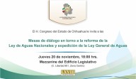 Abre Congreso espacio para el diálogo sobre la reforma a la Ley de Aguas