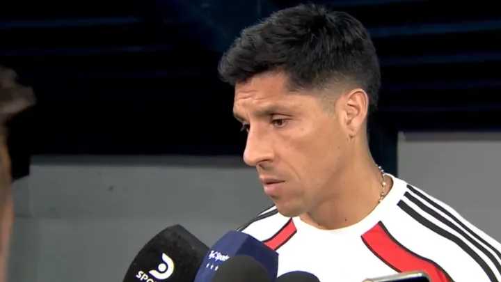 Enzo Pérez habló de la crisis deportiva de River y puso en duda su futuro en el club