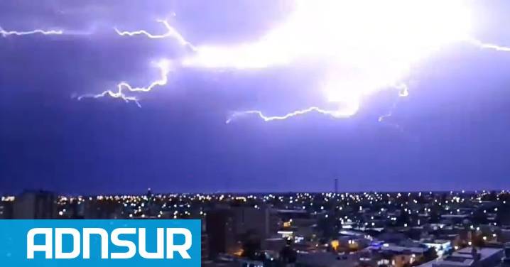 19:54 Casi todo Chubut está bajo alerta amarilla por tormentas muy fuertes