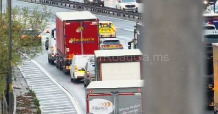 'Severe delays' on M6 and M5 after two cars and van involved in crash